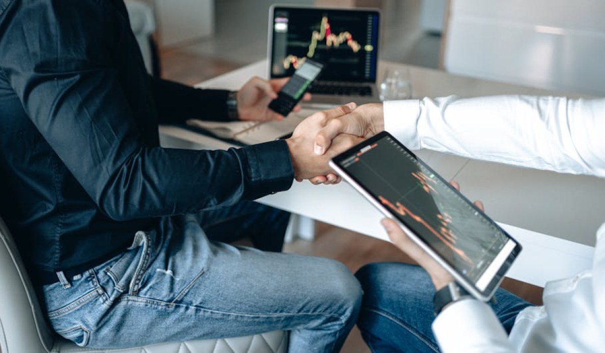 business handshake technology